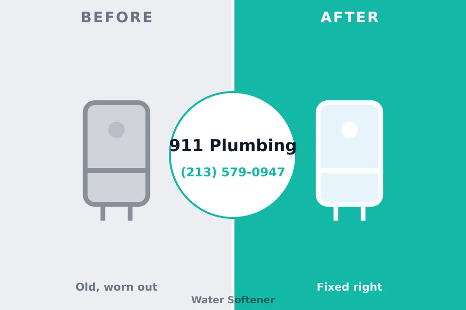 Before and after: plumbing company Hackett, AR